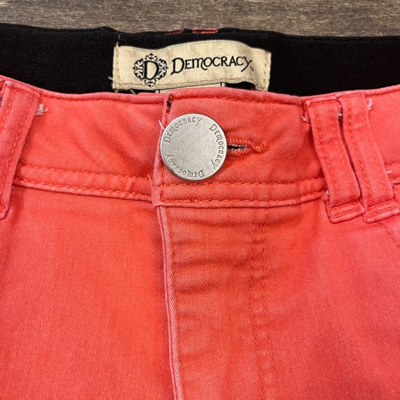 Democracy Jeans Pants Womens Size 8 Salmon Ab Technology Skinny - Picture 5 of 9